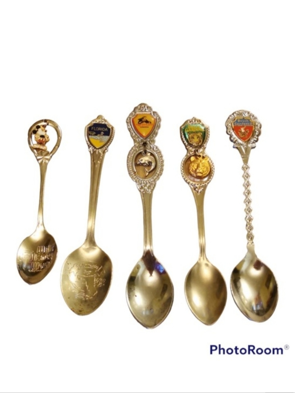 💚 Florida Theme Park Collector Spoons - 5pc.